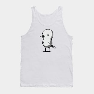 Weird minimalistic bird Tank Top